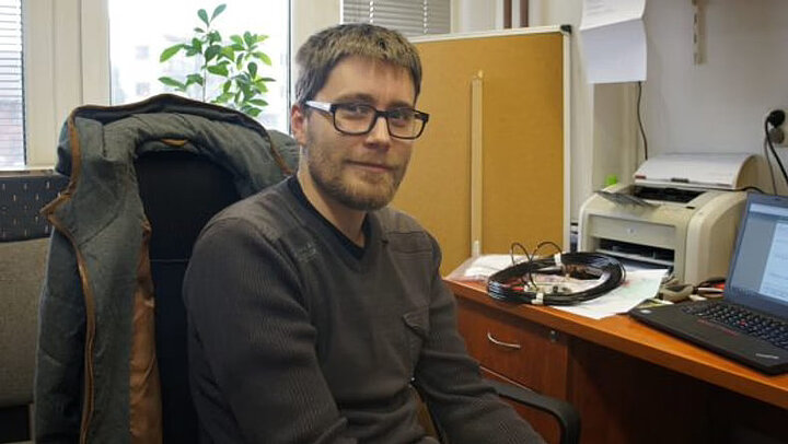 Na zdjęciu Jakub Bartyzel